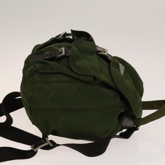 PRADA Backpack Nylon Khaki Auth th6262 main image 13